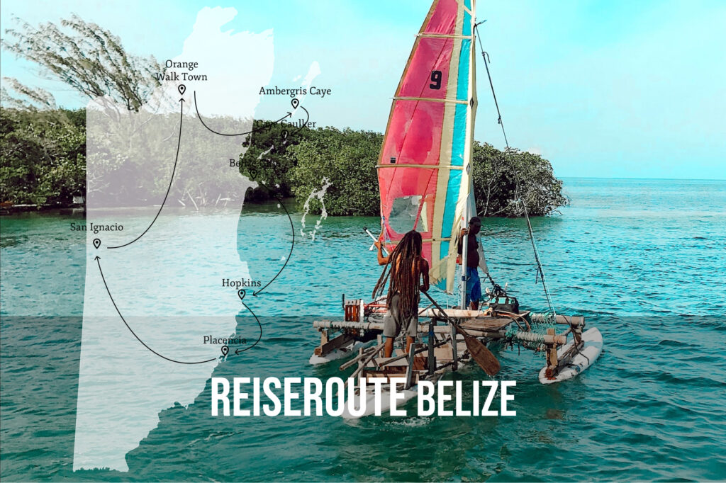 Reiseroute Belize