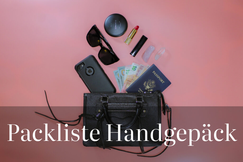 packliste handgepäck