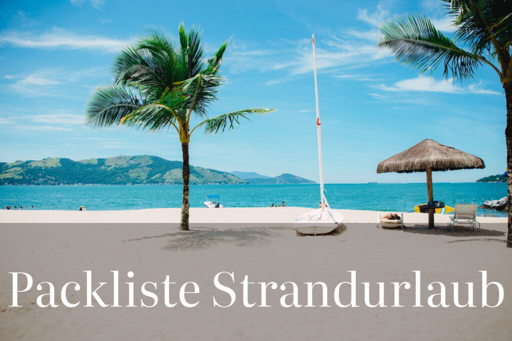 packliste strandurlaub