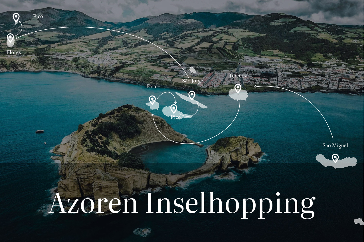 Die beste Route für dein Inselhopping auf den Azoren