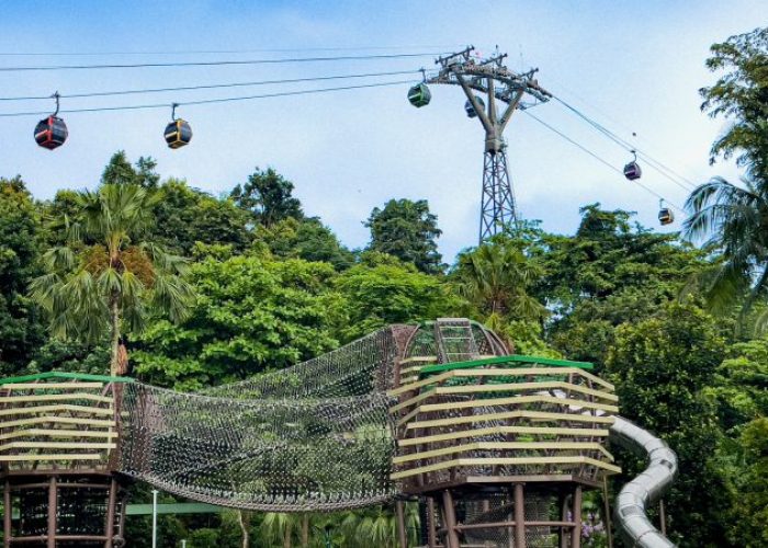 sentosa seilbahn, singapur